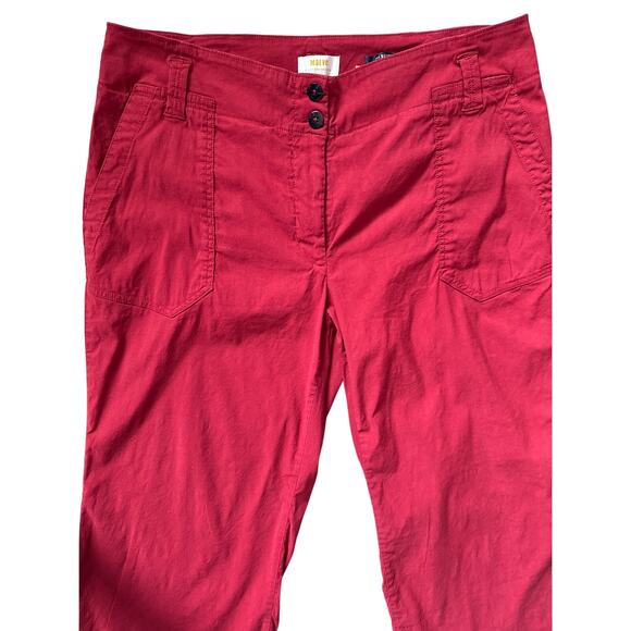 Anthropologie Maeve The Naomi Wide-Leg Flare Pants Red Size 16W - Picture 10 of 11